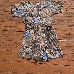 Floral Vintage Romper